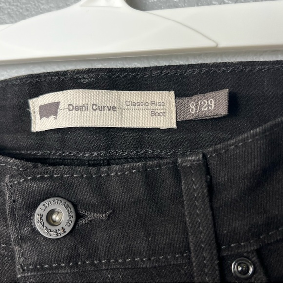 Levi Strauss & Co Levi’s Black Demi Curve Bootcut Jeans 29 - Picture 2 of 15